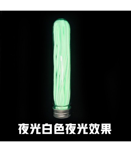 Luminous White Tube 120cm Shoelace Pair Clearance