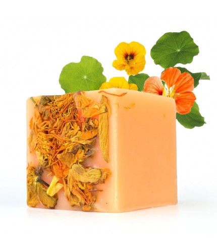 Golden Lotus Shrink Wrapped Essential Oil Soap Clearance