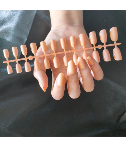 Tjp1077-Y4-B3 Light-Skinned Striped Fake Nails Clearance