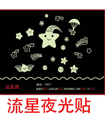 Y0017 Luminous Sticker Flourescent Stickers