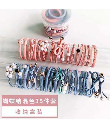 35-Piece Bow Mixed Set 2 Hair Bands Clearance