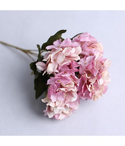 Purple Artificial 6-pronged hydrangea Clearance
