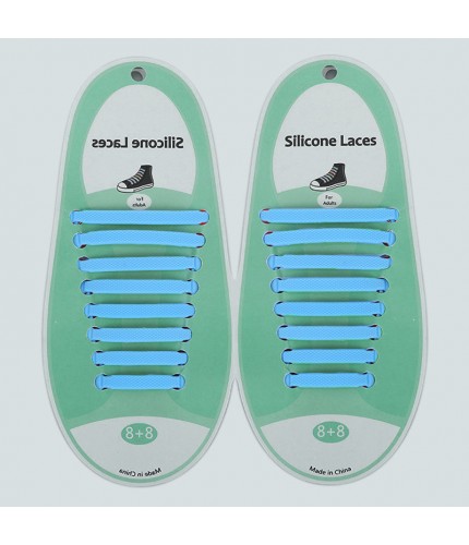 Light Blue Lazy Shoelaces Clearance