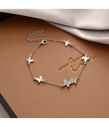 2068# Pina Silver Butterfly Kstyle Bracelet Clearance