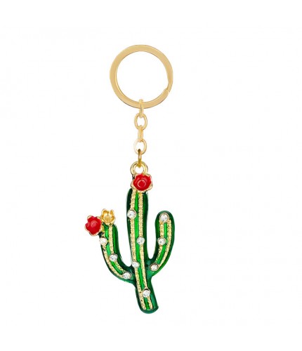 No. 22. Dark Green Fairy Pillar Allow Keyring Clearance