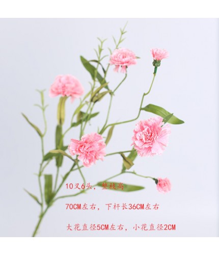 Watermelon Red Artificial small dianthus silk flower Clearance