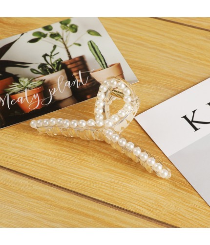 11 Cm Pearl Clip Kstyle Hair Grip