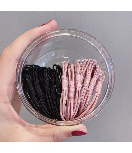 4# Black And 20 Pink Hair Bands Clearance