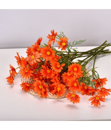 Orange Dutch Chrysanthemum Faux Flower