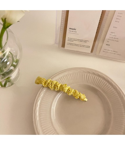 Yellow Folds Word Folder Retro Korean Headband Clearance