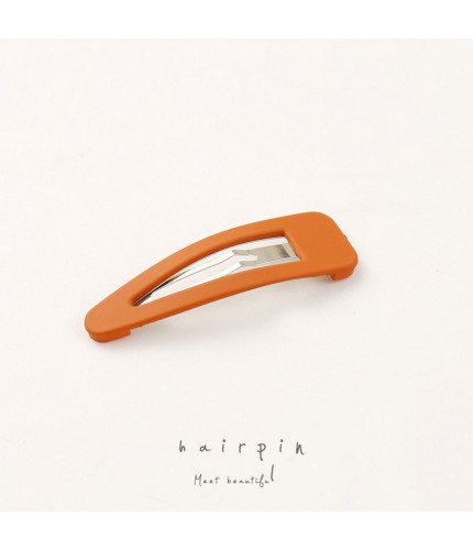 Orange Korean Style Hair Clip Clearance