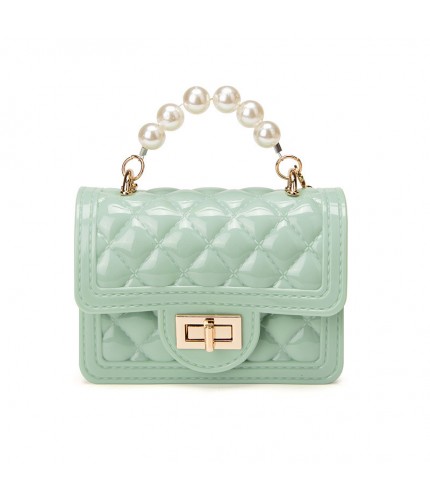 Pearl Cyan Korean Fashion Handbag