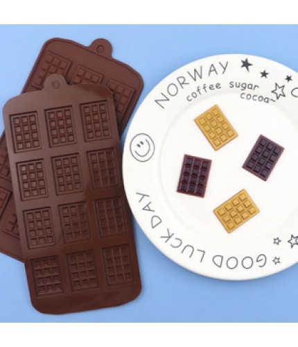 Chocolate 12 Silicone Waffle Chocolate Mold