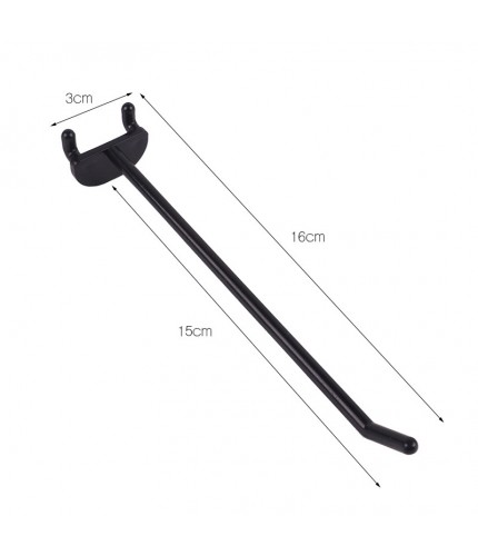Hook 15Cm 4 pcs black Smart Storage System Clearance