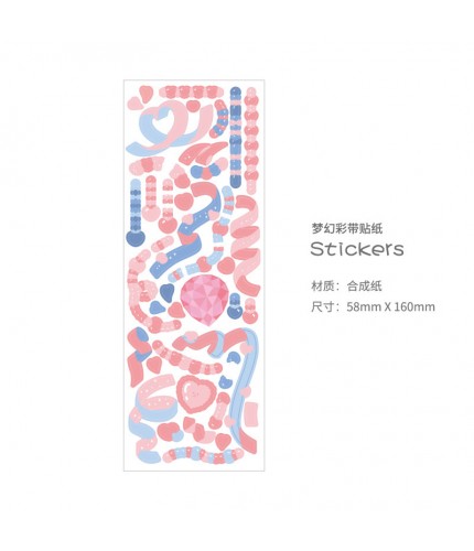 Pink Love Sticker Sheet Clearance