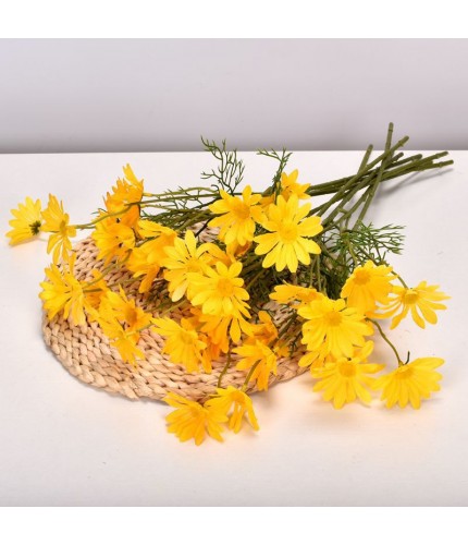Yellow Dutch Chrysanthemum Faux Flower Clearance