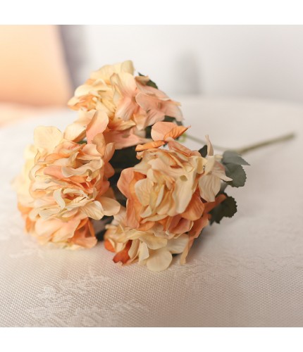 Champagne Artificial 6-pronged hydrangea Clearance