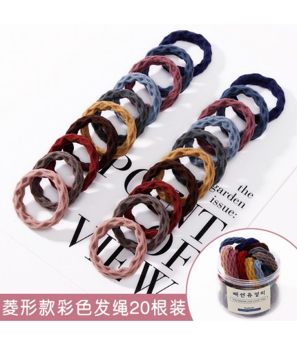 13# Diamond ed Hair Rope Set Of 20 Cans Hair Bands Clearance