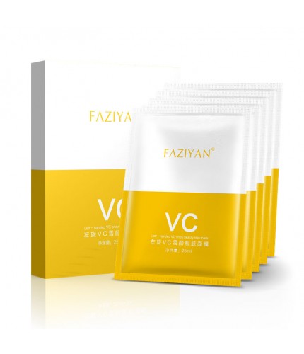 Fangziyan Left-Handed Vc Snow Beauty Facial Mask 5 Pieces Clearance