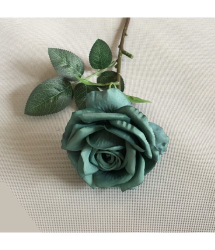 European Dark Green Single Rose Clearance