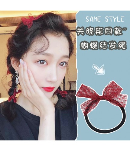 Lace Bow-1 Hair Rope Hair Bands
