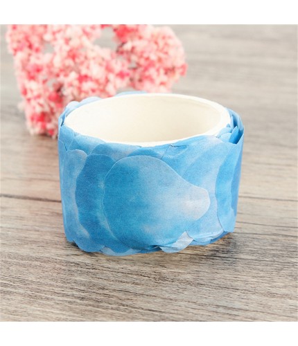 Light Sky Blue Small Petals Cherry Blossom Petals Paper Tape Clearance