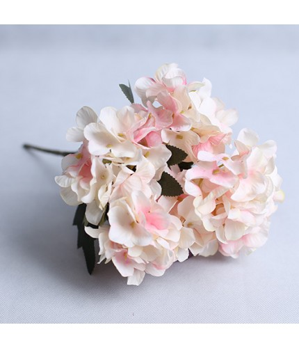 Pink Artificial 6-pronged hydrangea Clearance