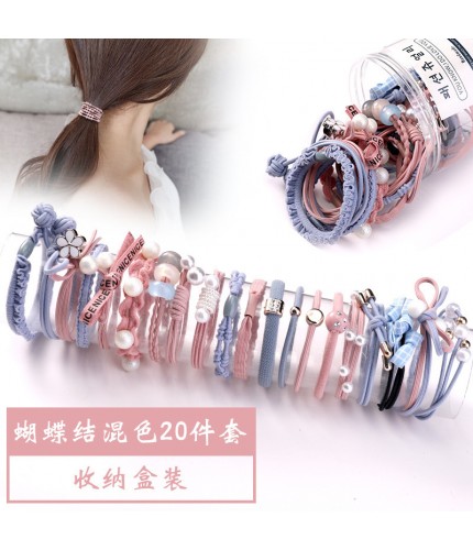16# Bow Knot Mixed Set Of 20 Hair Bands Clearance