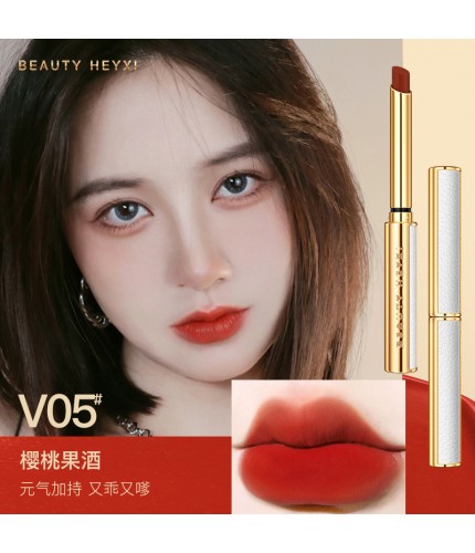 V05# Cherry Fruit Wine HEYXI Lipstick