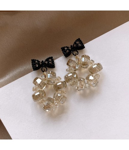 Gray South Korean Style Ear Rings Clearance