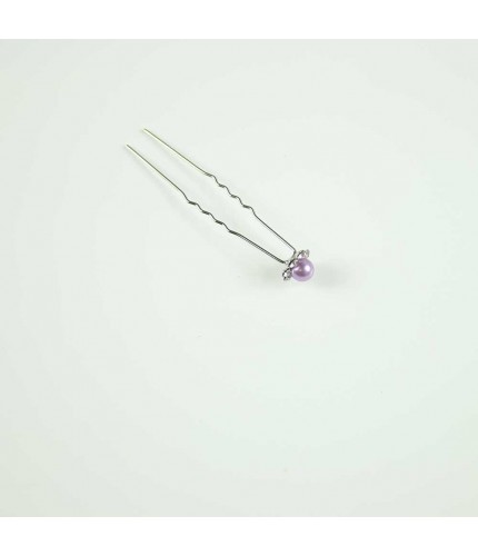 Lavender basic pearl hairpin