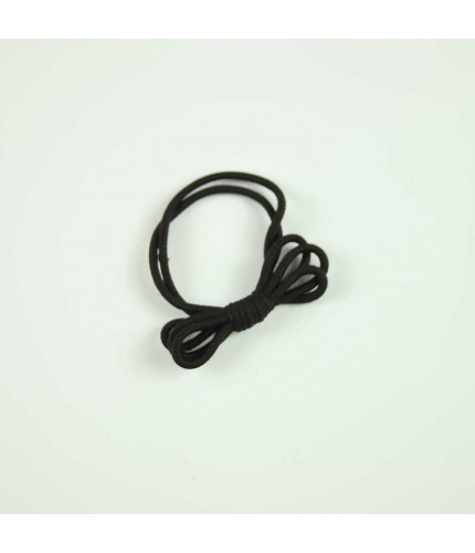 Brown basic tie hairband