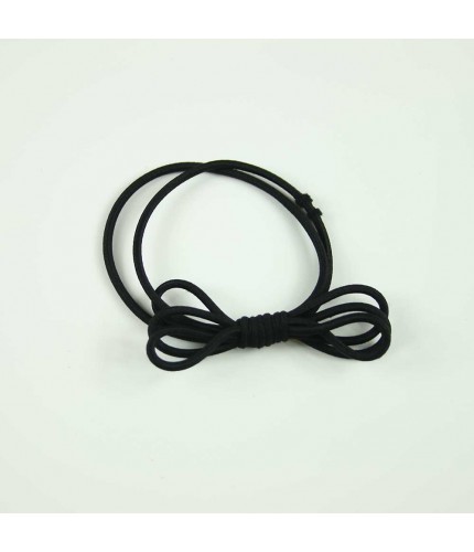 Black basic tie hairband