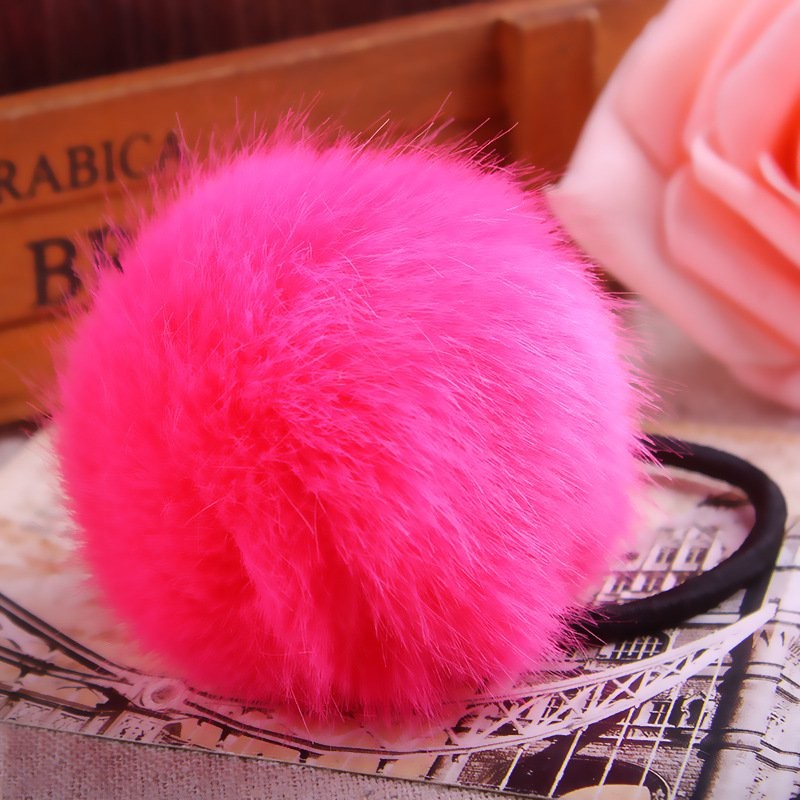 Rose Red Puff Hairband