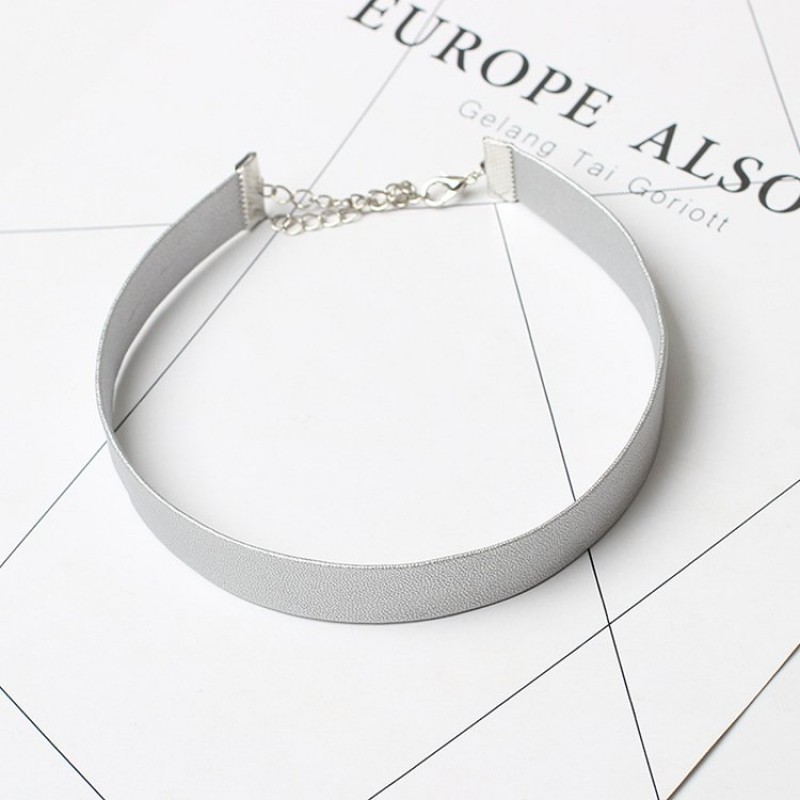 Simple Silver Choker