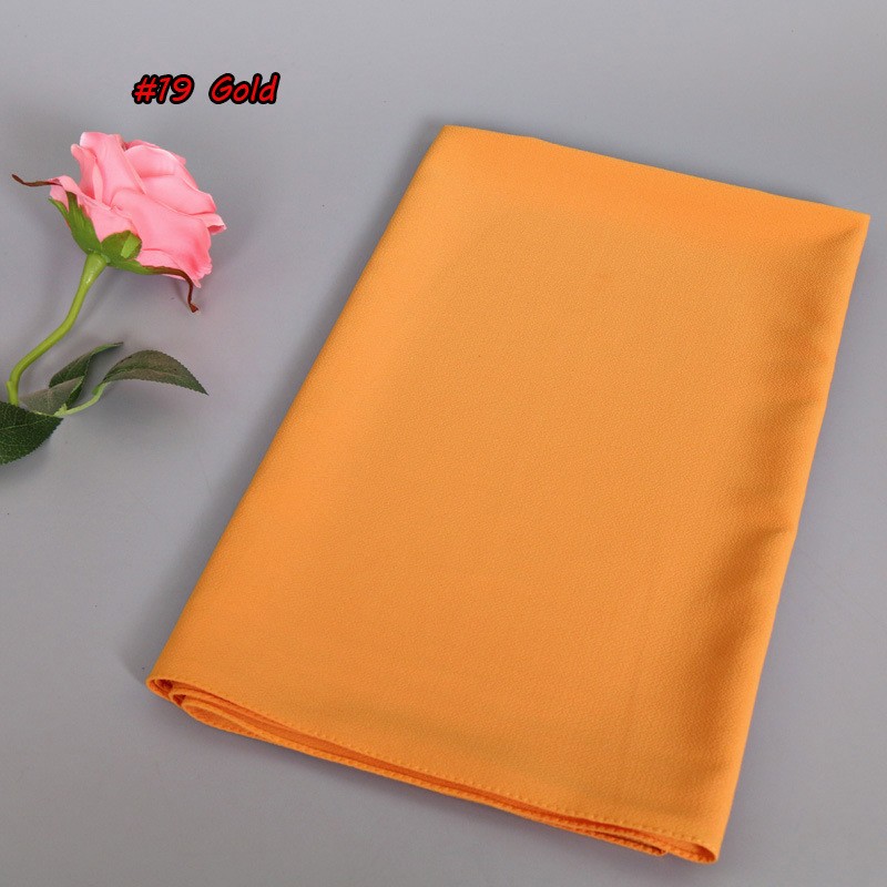 Turmeric Thick Bubble Chiffon Hijab Clearance