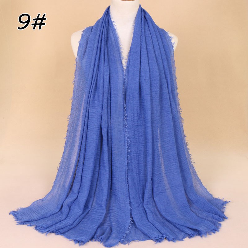 Royal Blue Cotton Vogue Maxi Hijab