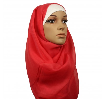 Cardinal Red Large Maxi Hijab Clearance