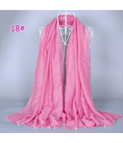 Powder Plain Pearl Maxi Hijab Clearance