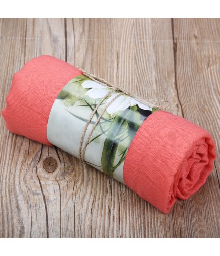 Watermelon Red Plain Cotton Extra 180x150cm Maxi Hijab Clearance