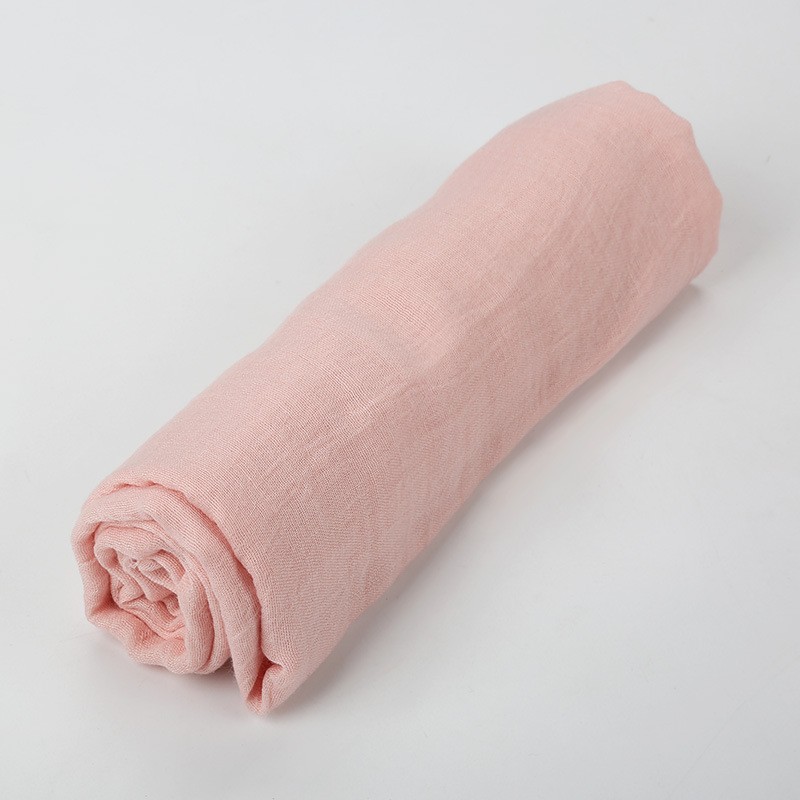 Bare Powder Plain Maxi Tassel 180x90cm Cotton Hijab