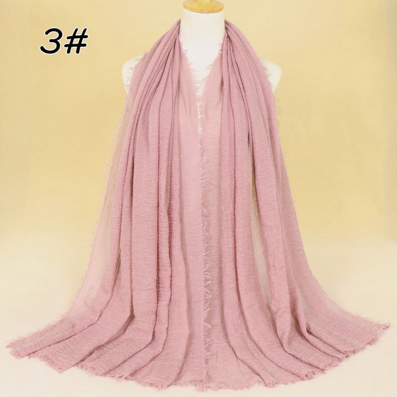 Smokey Pink Cotton Vogue Maxi Hijab