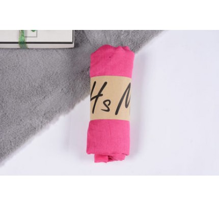 light rose Cotton Linen Lightweight 180x55cm Hijab