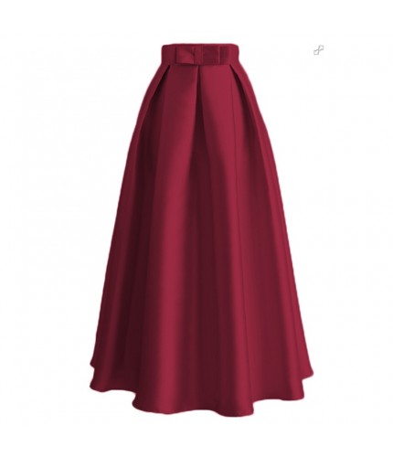 Wine Red Princess Tutu Bow Skirt L 