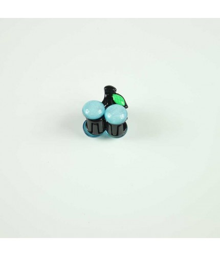 Mint cherry hairclip