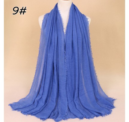 Royal Blue Cotton Vogue Maxi Hijab