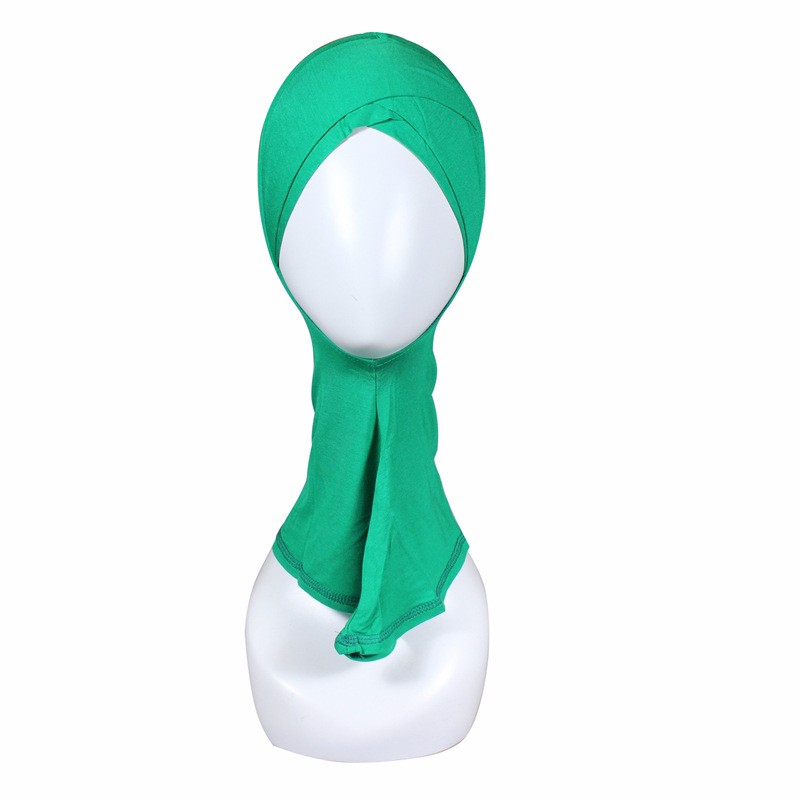 green Modal Criss Cross Hijab Underscarf Clearance