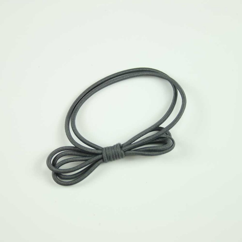 Grey basic tie hairband