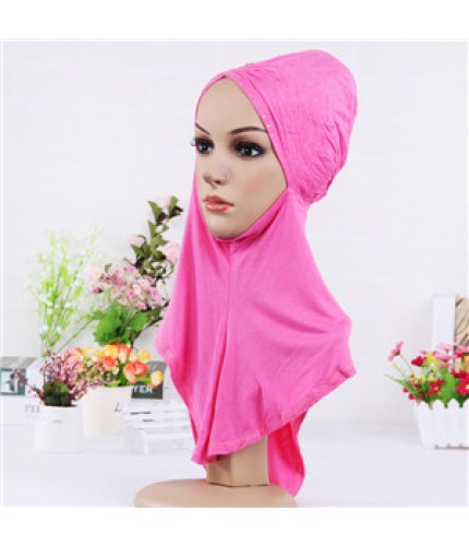 Hot Pink Pinched Full Hijab Underscarf Clearance