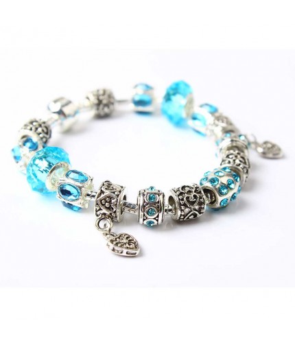 Sky Hearts Charm Bracelet